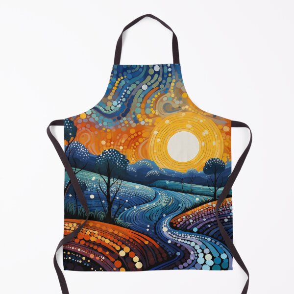 Item preview, Aboriginal Inspired Dot Art - Native Sunrise Land designed and sold by GrinGalore.