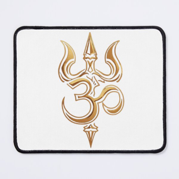 Item preview, Trishul + Om fusion designed and sold by SubtleShapes.