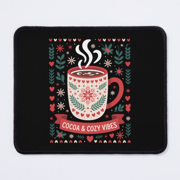 Item preview, Cocoa Vibes Fall Hot Chocolate Christmas Xmas designed and sold by LunaCrazeArt.