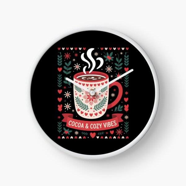Aperçu de l'œuvre Cocoa Vibes Chocolat chaud d'automne Noël créée et vendue par LunaCrazeArt.