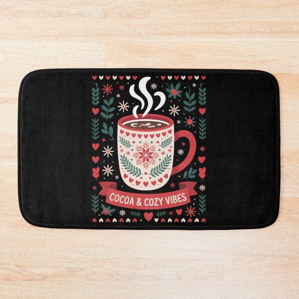 Aperçu de l'œuvre Cocoa Vibes Chocolat chaud d'automne Noël créée et vendue par LunaCrazeArt.