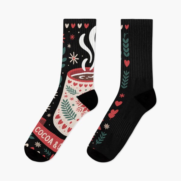 Item preview, Cocoa Vibes Fall Hot Chocolate Christmas Xmas designed and sold by LunaCrazeArt.