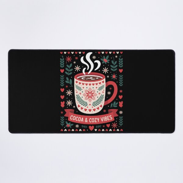 Item preview, Cocoa Vibes Fall Hot Chocolate Christmas Xmas designed and sold by LunaCrazeArt.