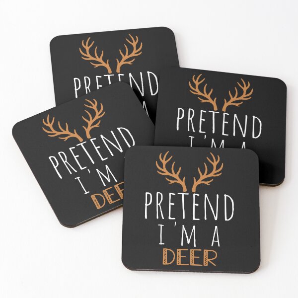 Item preview, Pretend I'm A Deer Funny Minimalist Antler designed and sold by OleOleStore.