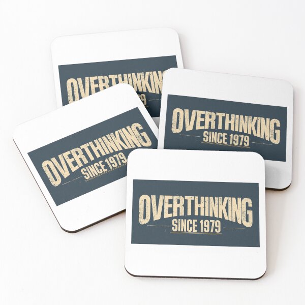 Item preview, Overthinking since 1979 designed and sold by FlicksPicks.