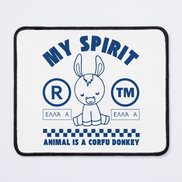 Item preview, My spirit animal is a corfu donkey (Corfu Greece) designed and sold by Peerless-Prime.