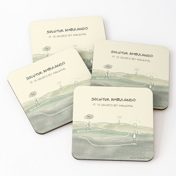 Item preview, Solvitur Ambulando - It is solved by walking designed and sold by Sketchplanations.