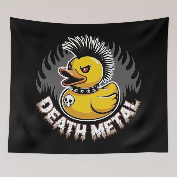 Item preview, Death Metal Duck designed and sold by FreakamaGeek.