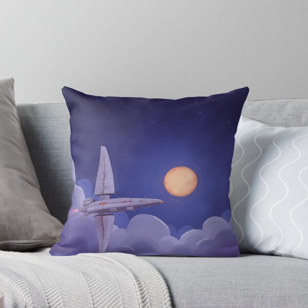 Artikelvorschau, Silent Flight – Verträumtes Raumschiff unter dem Mond entworfen und verkauft von Whimsical Hug.