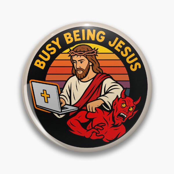 Item preview, Busy Being Jesus designed and sold by plushism.