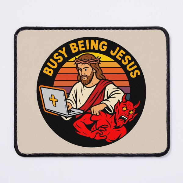 Item preview, Busy Being Jesus designed and sold by plushism.