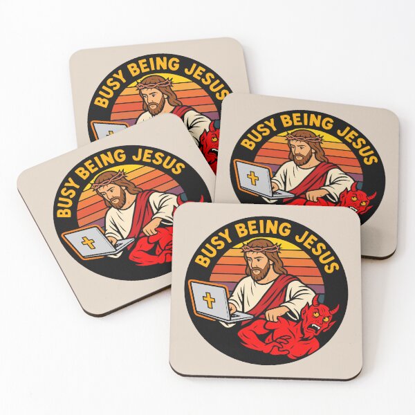 Item preview, Busy Being Jesus designed and sold by plushism.