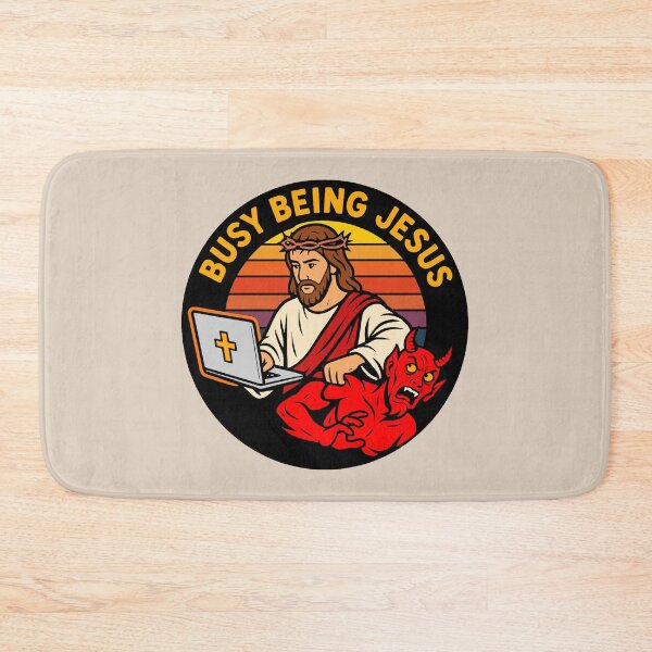 Item preview, Busy Being Jesus designed and sold by plushism.