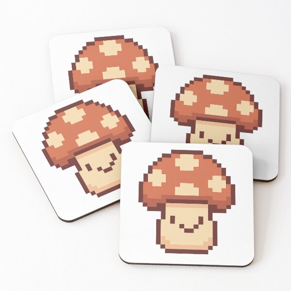 Item preview, Pixel Mushroom – Cute Retro 8-Bit Forest Design designed and sold by AddictiveDesign.