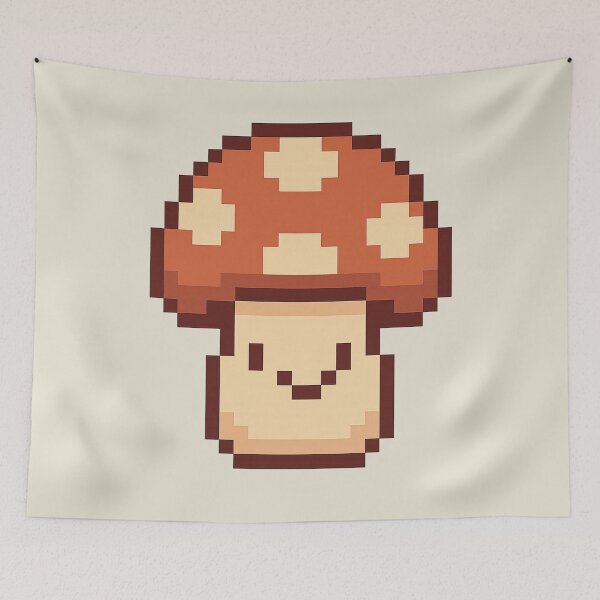 Item preview, Pixel Mushroom – Cute Retro 8-Bit Forest Design designed and sold by AddictiveDesign.