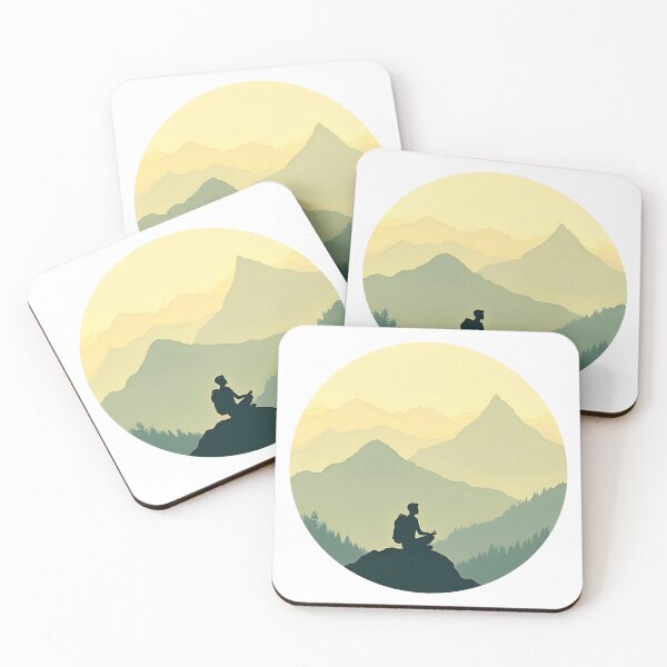 Item preview, Summit Stillness - Minimalist Mountain Meditation designed and sold by sharifex.