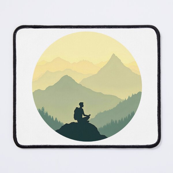 Item preview, Summit Stillness - Minimalist Mountain Meditation designed and sold by sharifex.