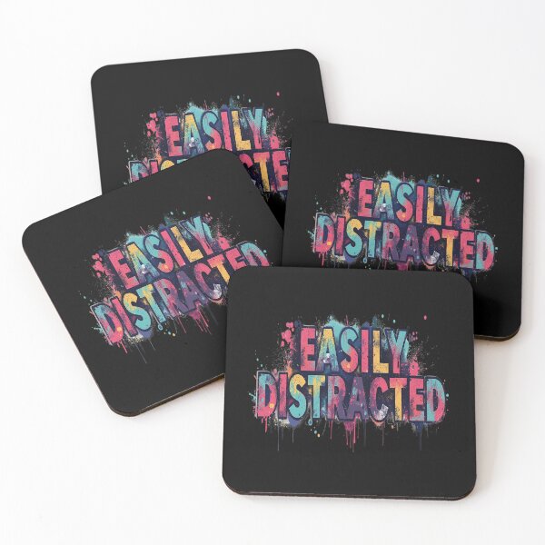 Item preview, Easily Distracted | Sarcastic Humor Design by Too Real Co designed and sold by TooRealCo.