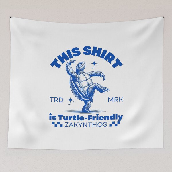 Item preview, This shirt is turtle-friendly  (Zakynthos Greece) designed and sold by Peerless-Prime.