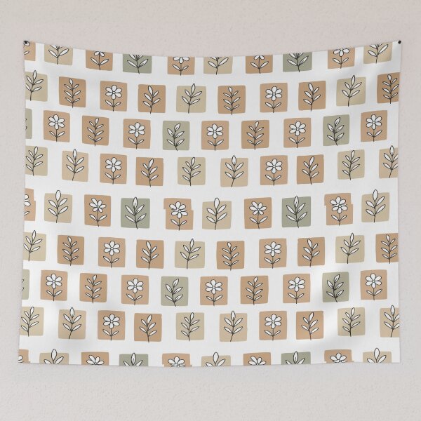 Item preview, Modern Floral Blocks Pattern designed and sold by Afraadil001.