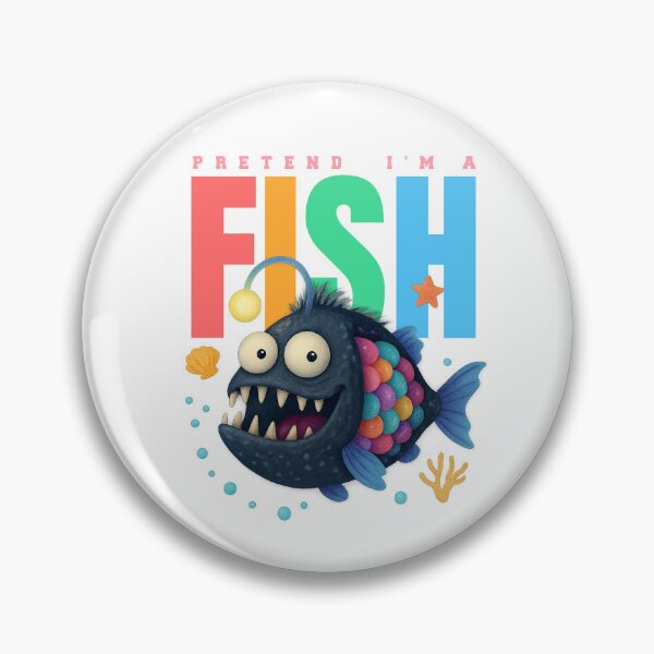 Item preview, Pretend I'm A Fish Funny Deep Sea Anglerfish Boys Girls Kids designed and sold by OleOleStore.