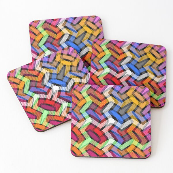 Item preview,  Colourful Twill Zigzag Chevron Pattern Design - Black  designed and sold by PatternTitan.