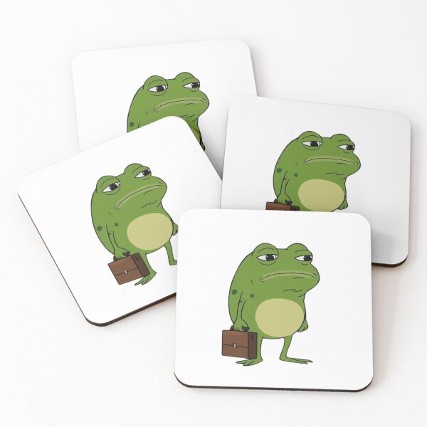 Item preview, A frog not thrilled to go to work designed and sold by FlicksPicks.
