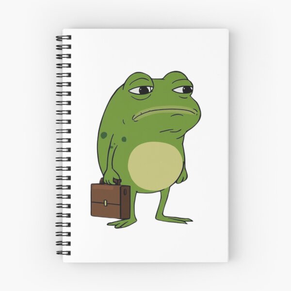 Item preview, A frog not thrilled to go to work designed and sold by FlicksPicks.