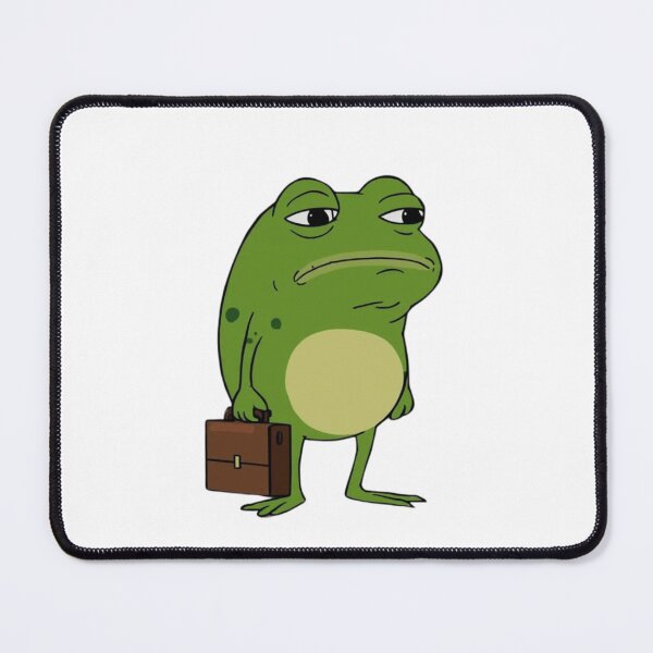 Item preview, A frog not thrilled to go to work designed and sold by FlicksPicks.