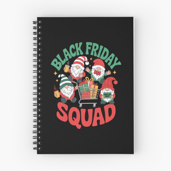 Item preview, Friday Shopping Squad Black Family Christmas Gnomies designed and sold by Turbotine.