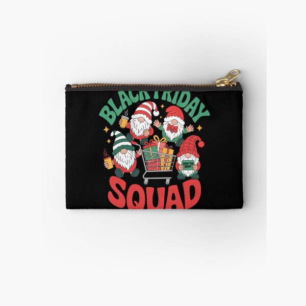 Item preview, Friday Shopping Squad Black Family Christmas Gnomies designed and sold by Turbotine.