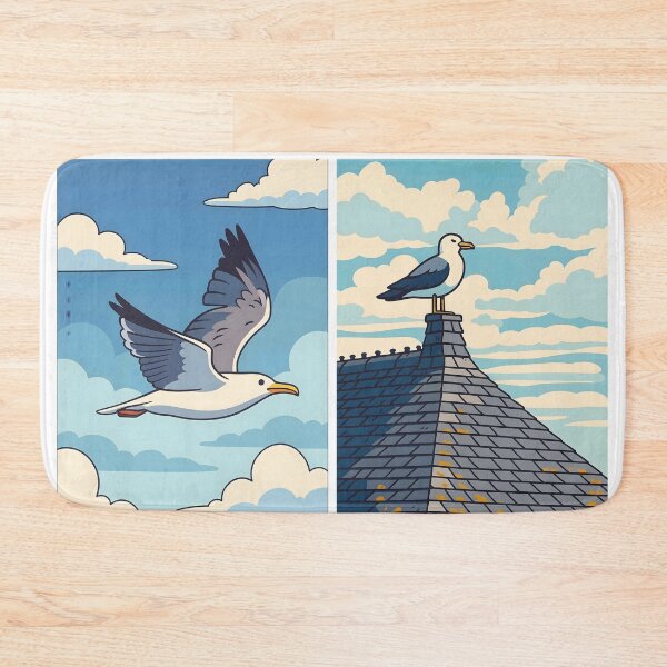 Item preview,  Shore Structure Vintage Coastal Pier Seabird Collection Poster Art designed and sold by White-Camel.