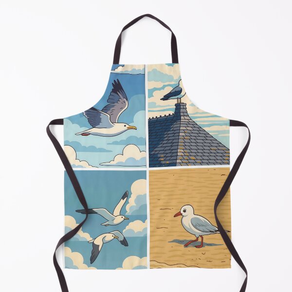 Item preview, Shore Structure Vintage Coastal Pier Seabird Collection Poster Art designed and sold by White-Camel.