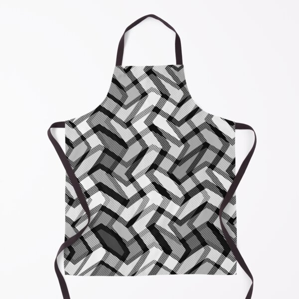 Item preview, Black Grey White Twill Zigzag Chevron Pattern Design designed and sold by PatternTitan.