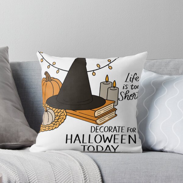 Item preview, Life Is Too Short Decorate for Halloween Today Cozy Fall Aesthetic Design designed and sold by effdesigns.
