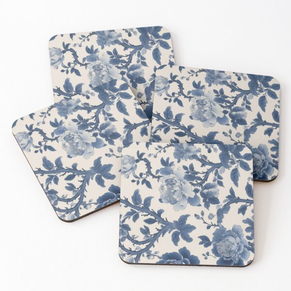 Item preview, Patterns: Blue and White Chinoiserie designed and sold by Skyeleigh and Spideough.
