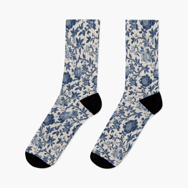Item preview, Patterns: Blue and White Chinoiserie designed and sold by Skyeleigh and Spideough.