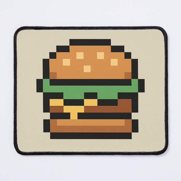 Item preview, Pixel Hamburger – Cute Retro 8-Bit Burger Design designed and sold by AddictiveDesign.