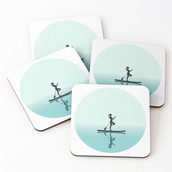 Item preview, Paddleboard Poise - Minimalist SUP Yoga Zen designed and sold by sharifex.