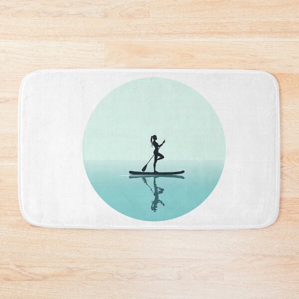Item preview, Paddleboard Poise - Minimalist SUP Yoga Zen designed and sold by sharifex.