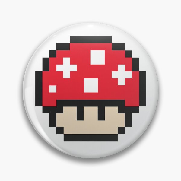 Item preview, Pixel Red Mushroom – Retro 8-Bit Gaming Power-Up Design designed and sold by AddictiveDesign.