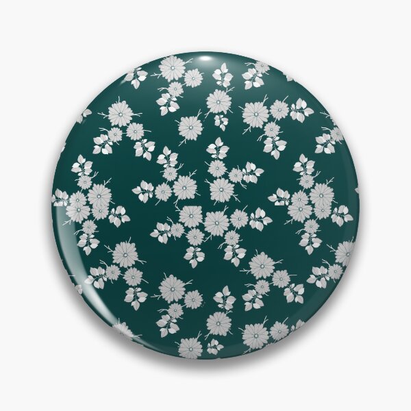 Item preview, “Whispers of Petals on Forest Green” designed and sold by MayaMaliStudio.