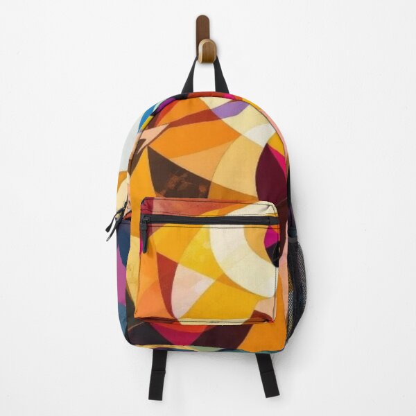 Item preview, Geometric Grace – abstract woman in flowing motion & vivid colors for modern art lovers designed and sold by FotoworldEdel.