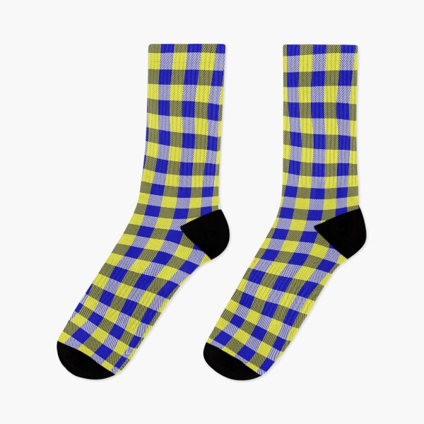 Item preview, Blue Yellow Flannel Gingham Pattern Design  designed and sold by PatternTitan.