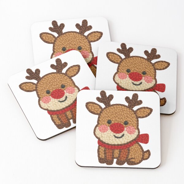Item preview, Knitted Christmas Reindeer designed and sold by nuutree.