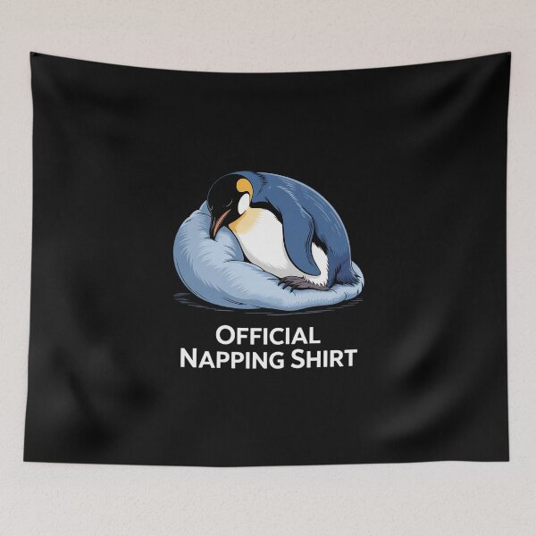 Item preview, Funny Penguin Lovers Napping Cute designed and sold by DeadlockCrew.