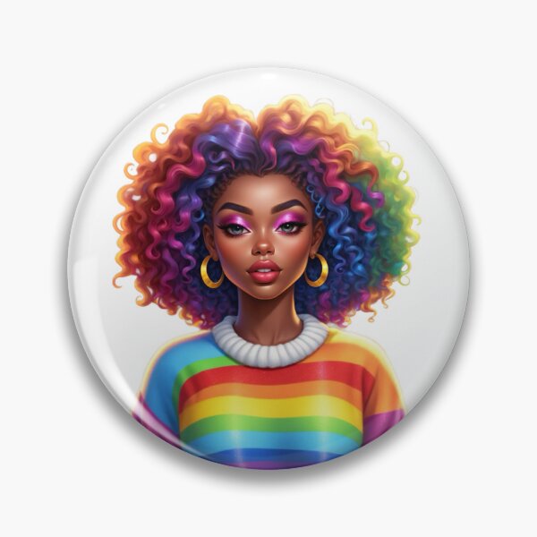 Item preview, Color Pop Queen – Curly Hair & Self Expression designed and sold by Lulunza.