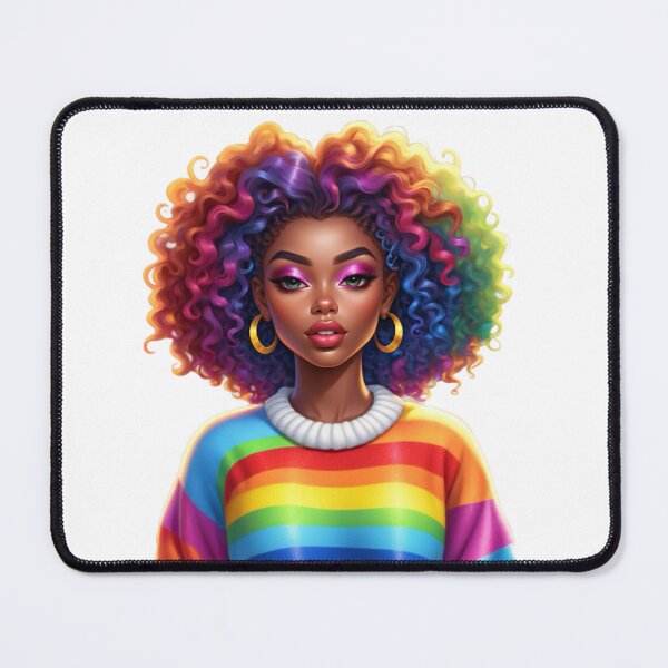 Item preview, Color Pop Queen – Curly Hair & Self Expression designed and sold by Lulunza.