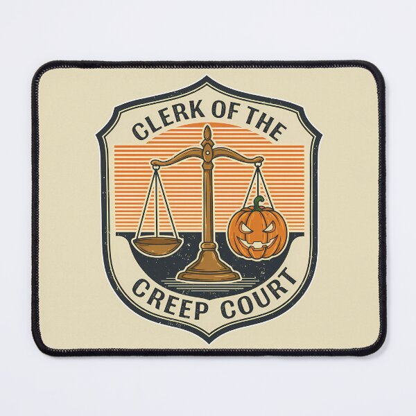Item preview, Clerk of the Creep Court – Halloween Paralegal Justice (1) designed and sold by InkoraLab.