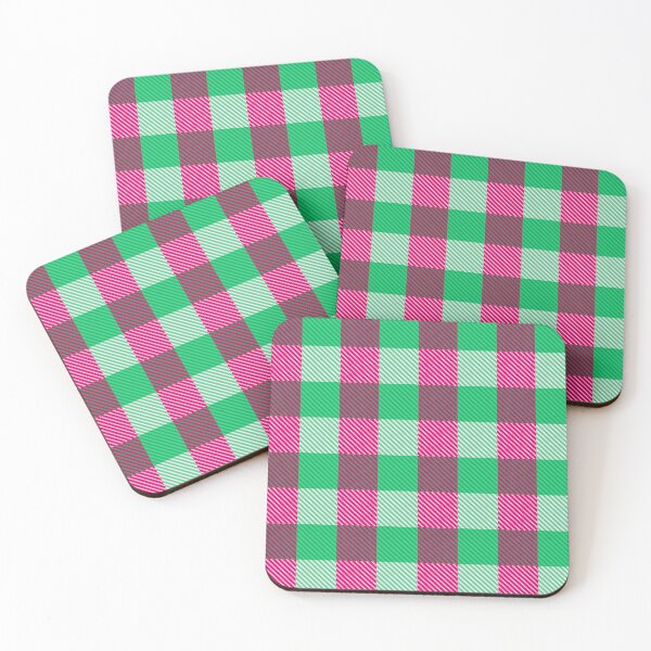 Item preview, Pink Green Flannel Gingham Pattern Design  designed and sold by PatternTitan.